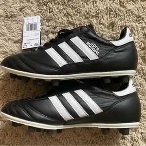 Adidas Copa Mundial Black and White Athletic Shoes
